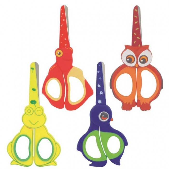 Šķēres bērnu 13cm Dzīvnieki GR-1508