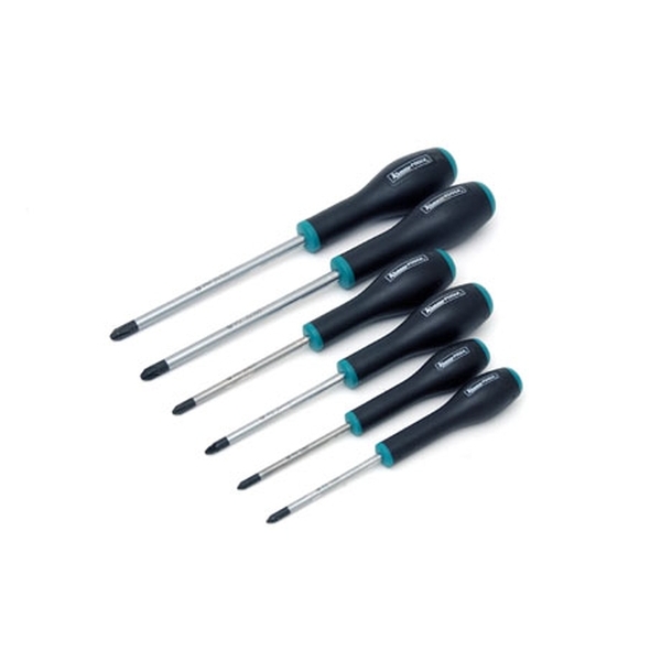 KAMASA TOOLS Skrūvgriežu kompl.6gb (PH1-PH2-PH3-PZD1-PZD2-PZD3)