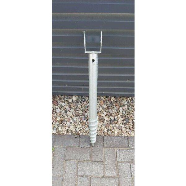 Skrūvpālis U veida 100x1200x2,0mm HDG