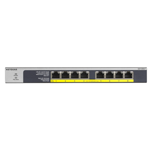 NETGEAR Slēdzis GS108LP 8xGE PoE/PoE+ |