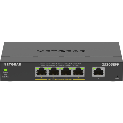 Slēdzis NETGEAR GS305EPP-100PES | GS305EPP-100PES |