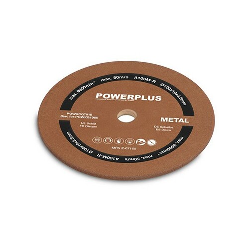 Slīpdisks ķēdes asinātājam 100x10x3.5mm PowerPlus