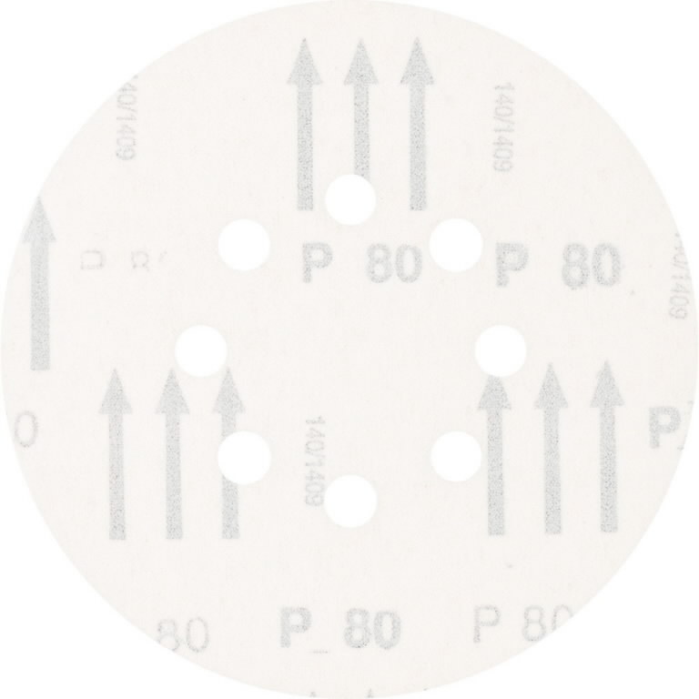 Slīpēšanas disks Velcro KSS 8 atveres