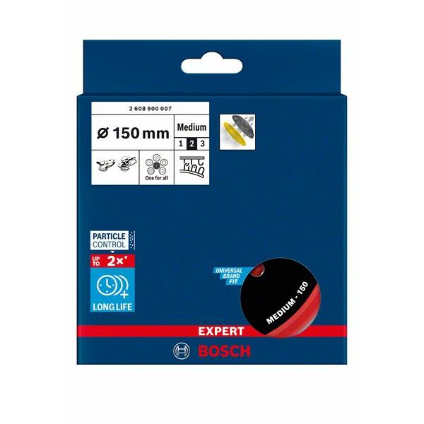 BOSCH Slīpēšanas pamatne 150mm,Mediu GET