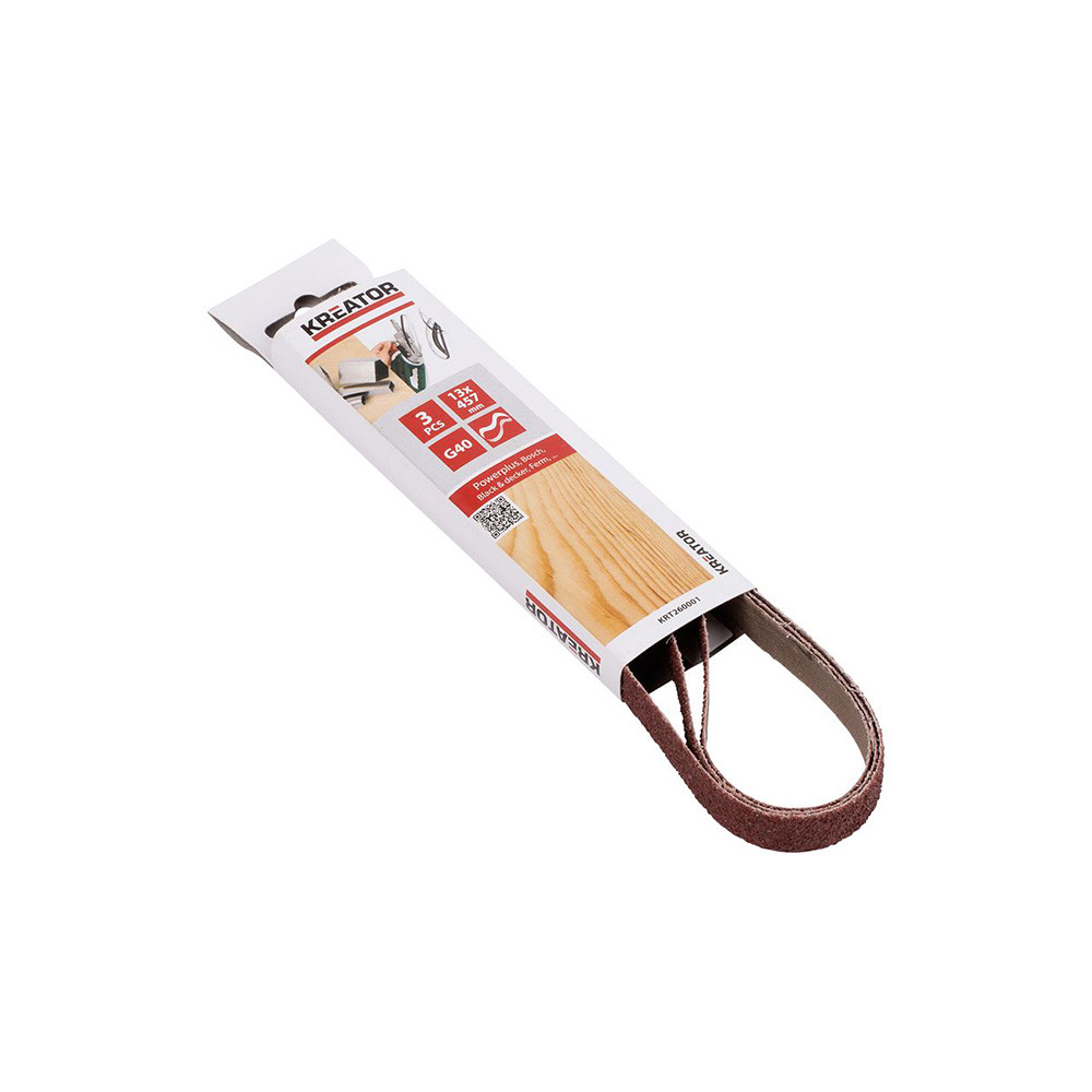 Kreator Slīplente 13x457mm G40 (3gab.)