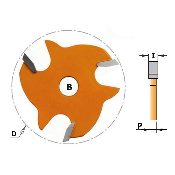 SLOT CUTTER Z3 TCT F=8 D=47