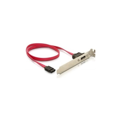 DELOCK Slotbracket 1x internal SATA to