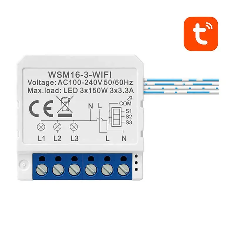 Smart Switch Module WiFi Avatto WSM16-W3