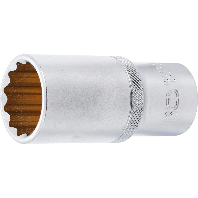 BGS TECHNIC Socket 12-p, deep 1/2&quot