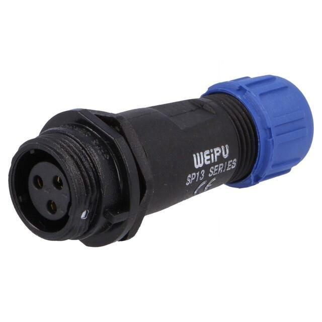 Socket, female, for cable SP13 3p