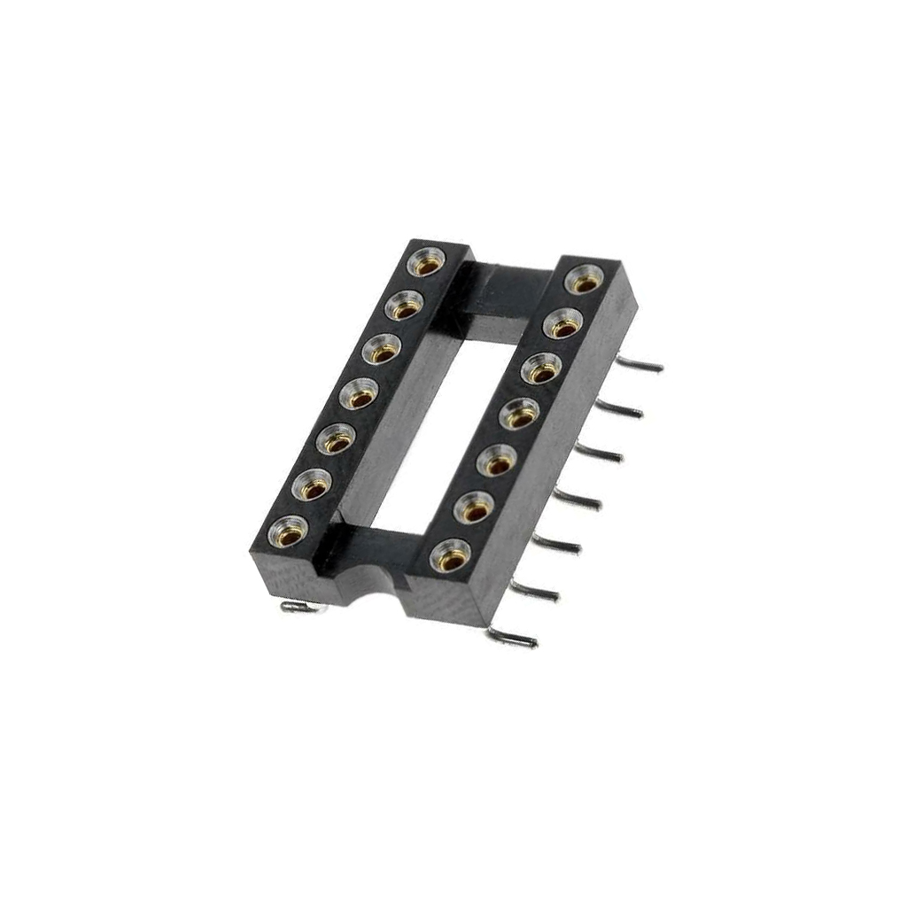 CONNFLY Socket: integrated circuits; DIP14; Pitch: