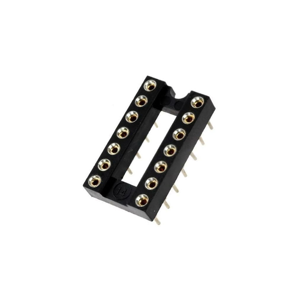CONNFLY Socket: integrated circuits; DIP14; Pitch: