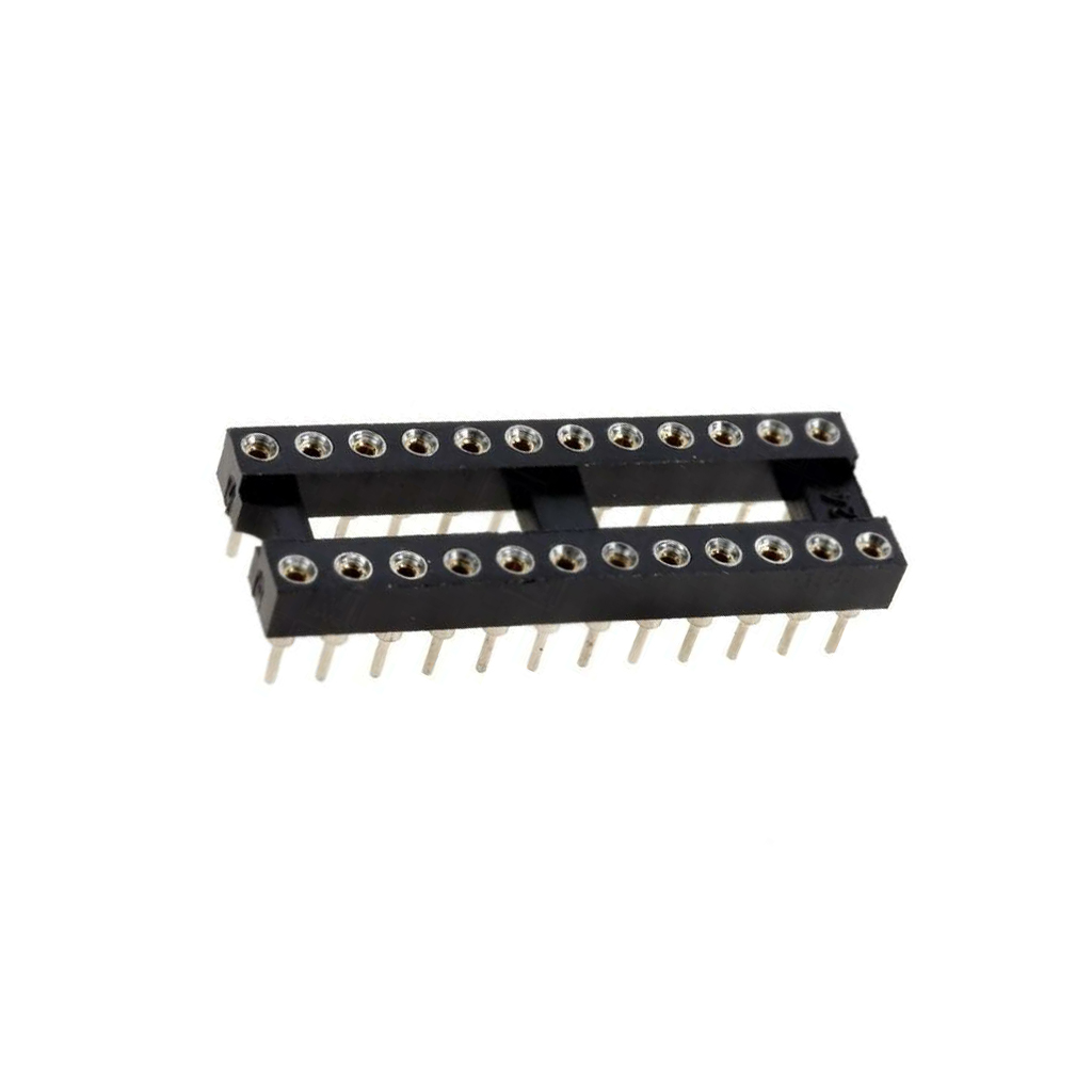 CONNFLY Socket: integrated circuits; DIP24; Pitch: