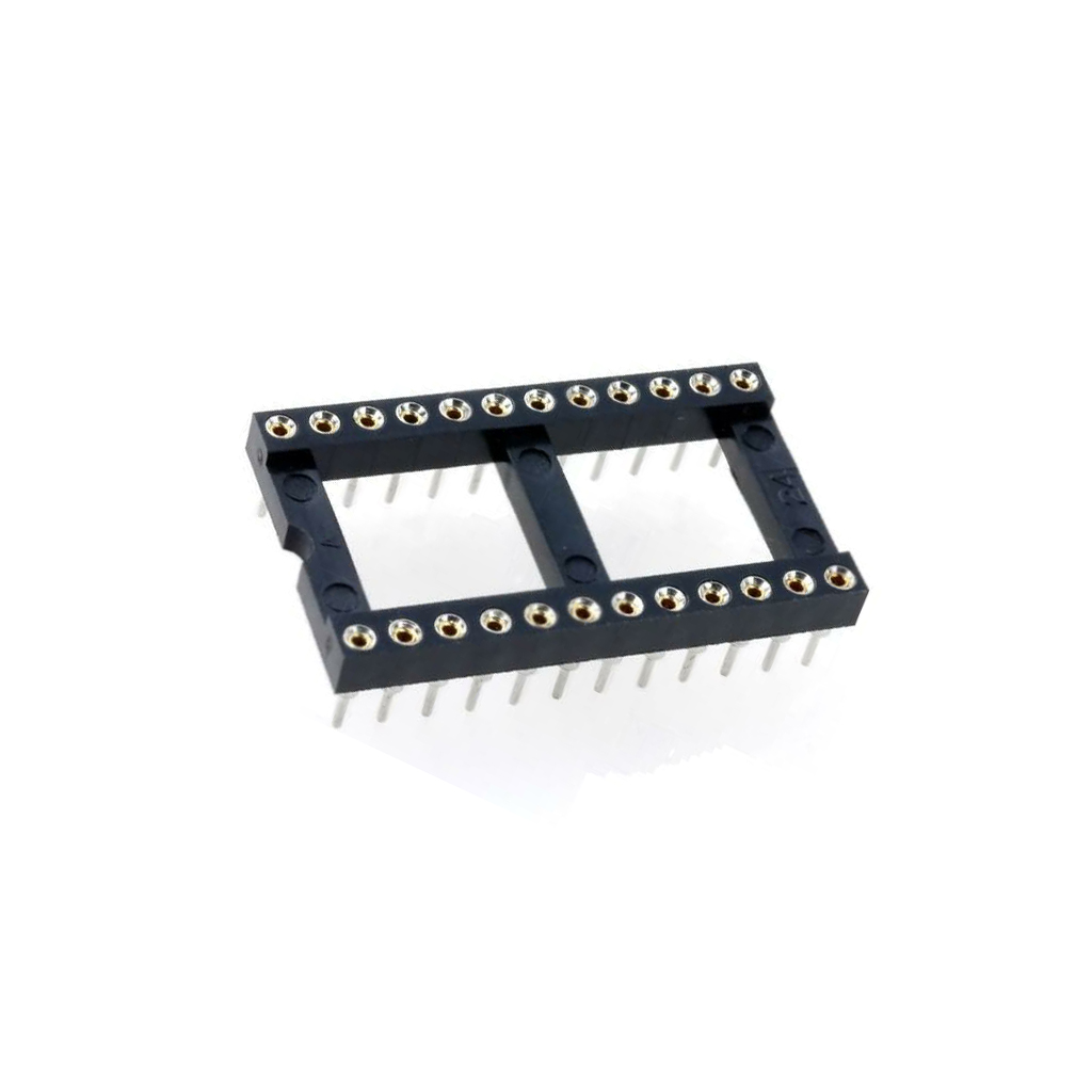 CONNFLY Socket: integrated circuits; DIP24; Pitch: