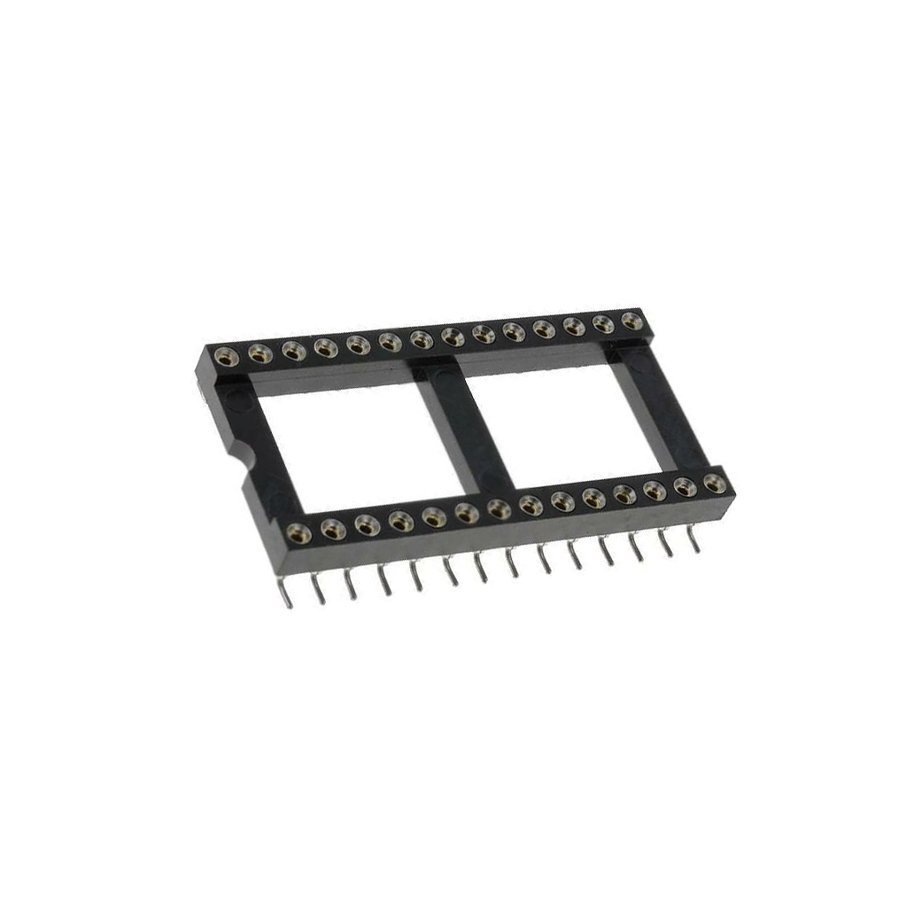 CONNFLY Socket: integrated circuits; DIP28; Pitch:
