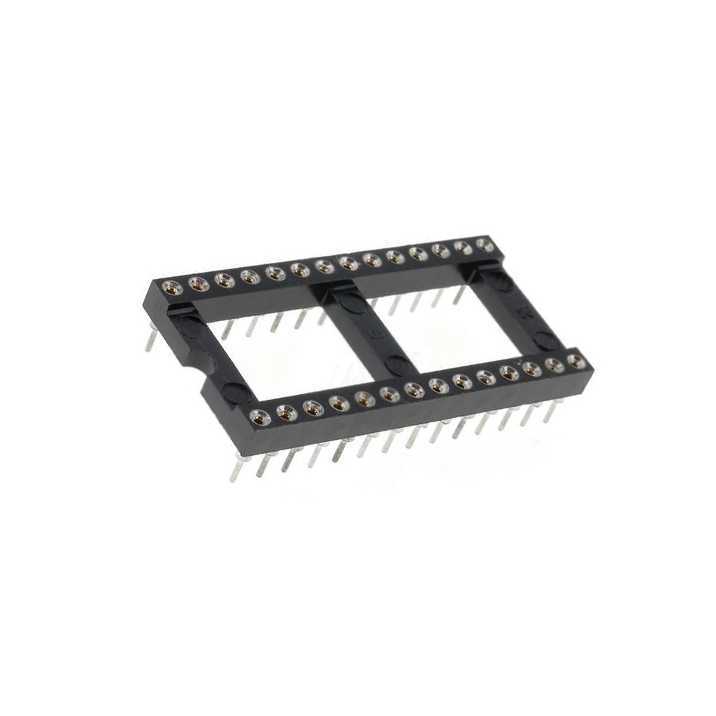 CONNFLY Socket: integrated circuits; DIP28; Pitch: