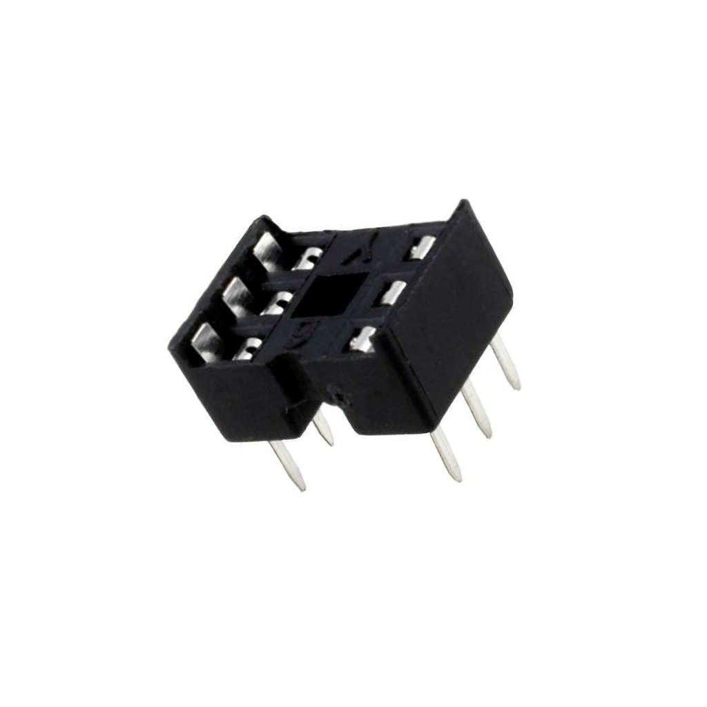 CONNFLY Socket: integrated circuits; DIP6; 7