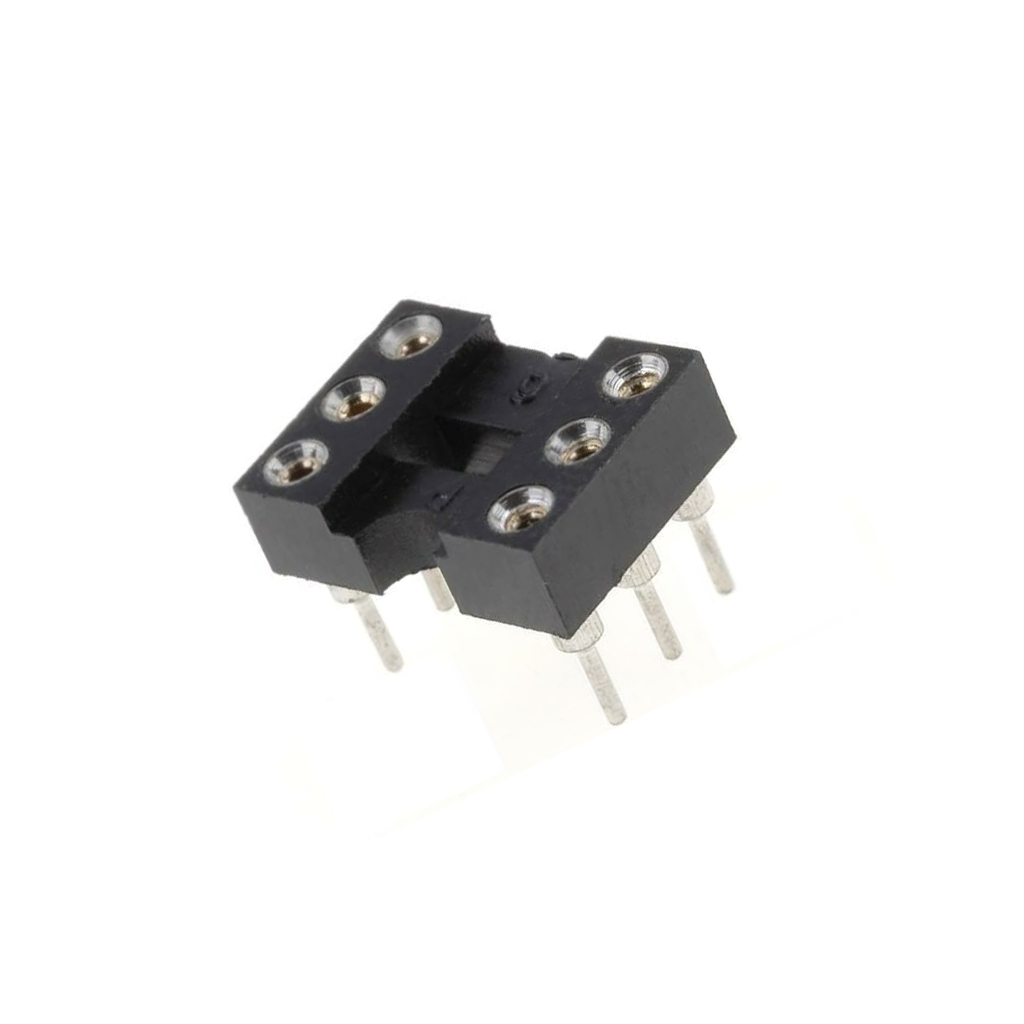CONNFLY Socket: integrated circuits; DIP6; Pitch:
