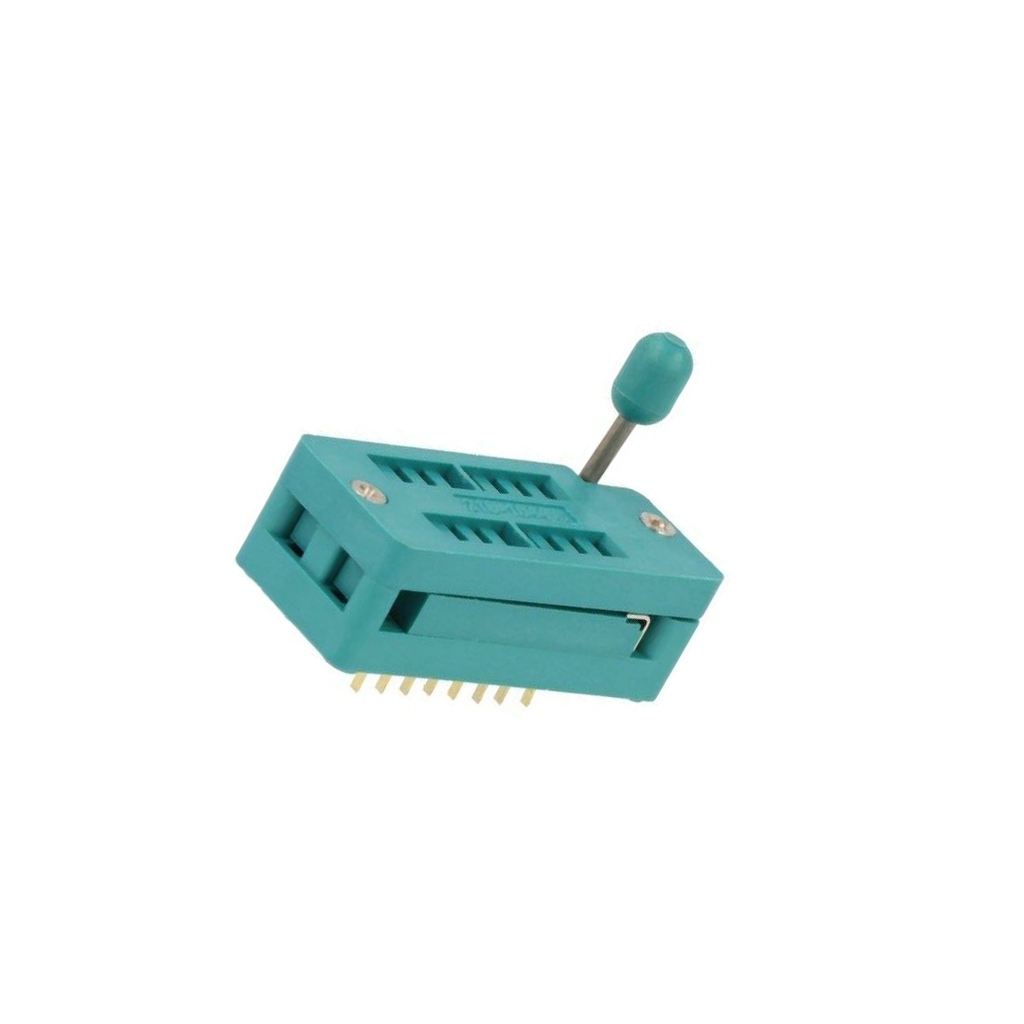 CONNFLY Socket: integrated circuits; ZIF; DIP16