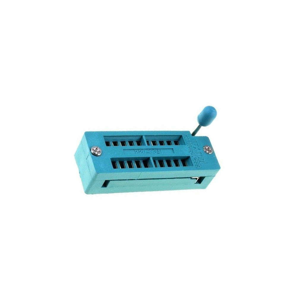 CONNFLY Socket: integrated circuits; ZIF; DIP20