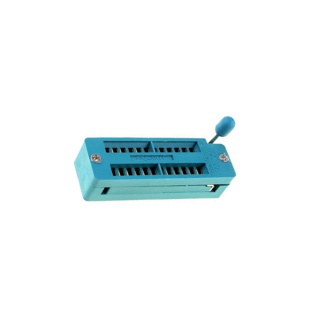 CONNFLY Socket: integrated circuits; ZIF; DIP24