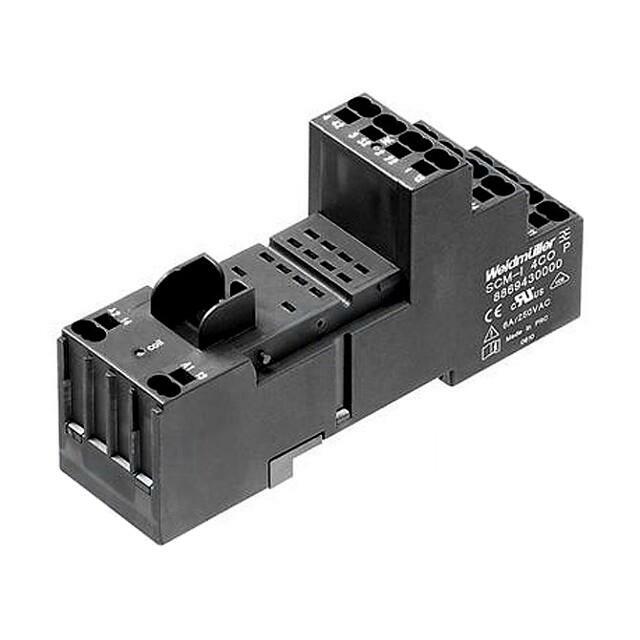 WEIDMÜLLER Socket; PIN: 8; 12A; 240VAC