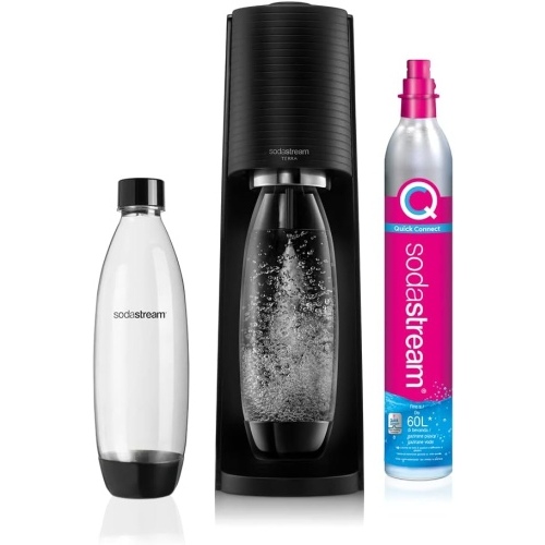 SodaStream Terra Black + 2 bottles