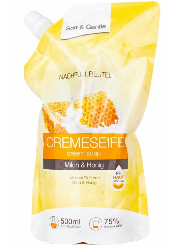 SOFT & GENTLE krēmziepes piens &