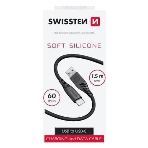 Swissten Soft Silicone Kabelis USB /