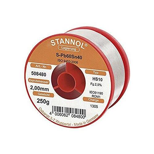 Solder wire PB60/SN40 2.0mm 250g