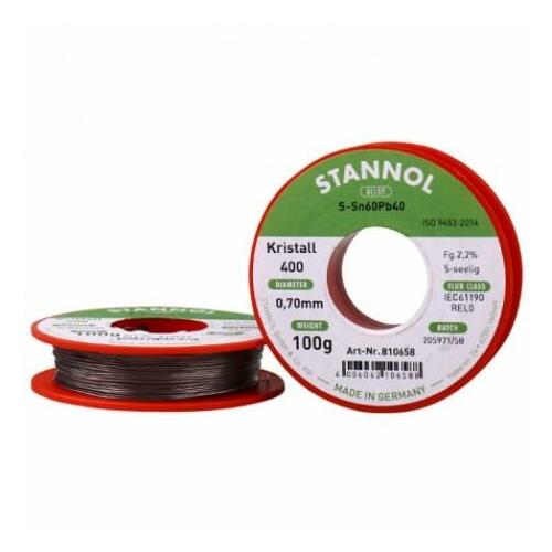 Solder wire Sn60/Pb40 0.70mm 100g