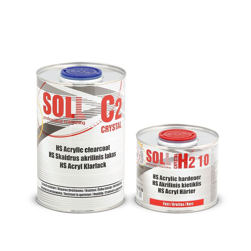 SOLL C2 HS Divkomponentu akrila laka