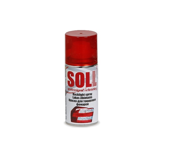 SOLL Sarkana auto lukturu laka 150ml