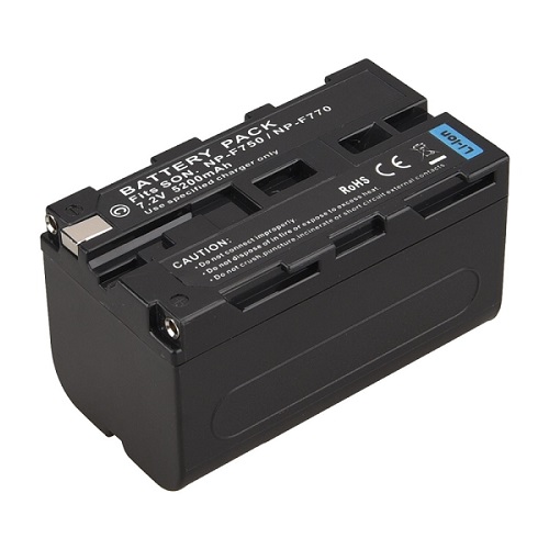 EXTRADIGITAL Sony NP-F750 battery, 5200mAh |