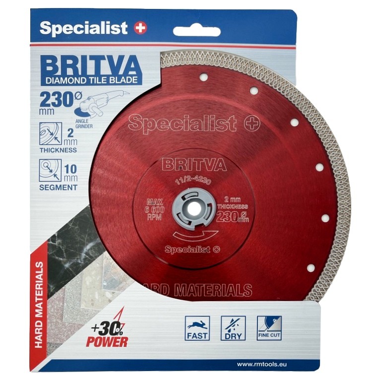 SPECIALIST+ dimanta disks BRITVA, 230 x