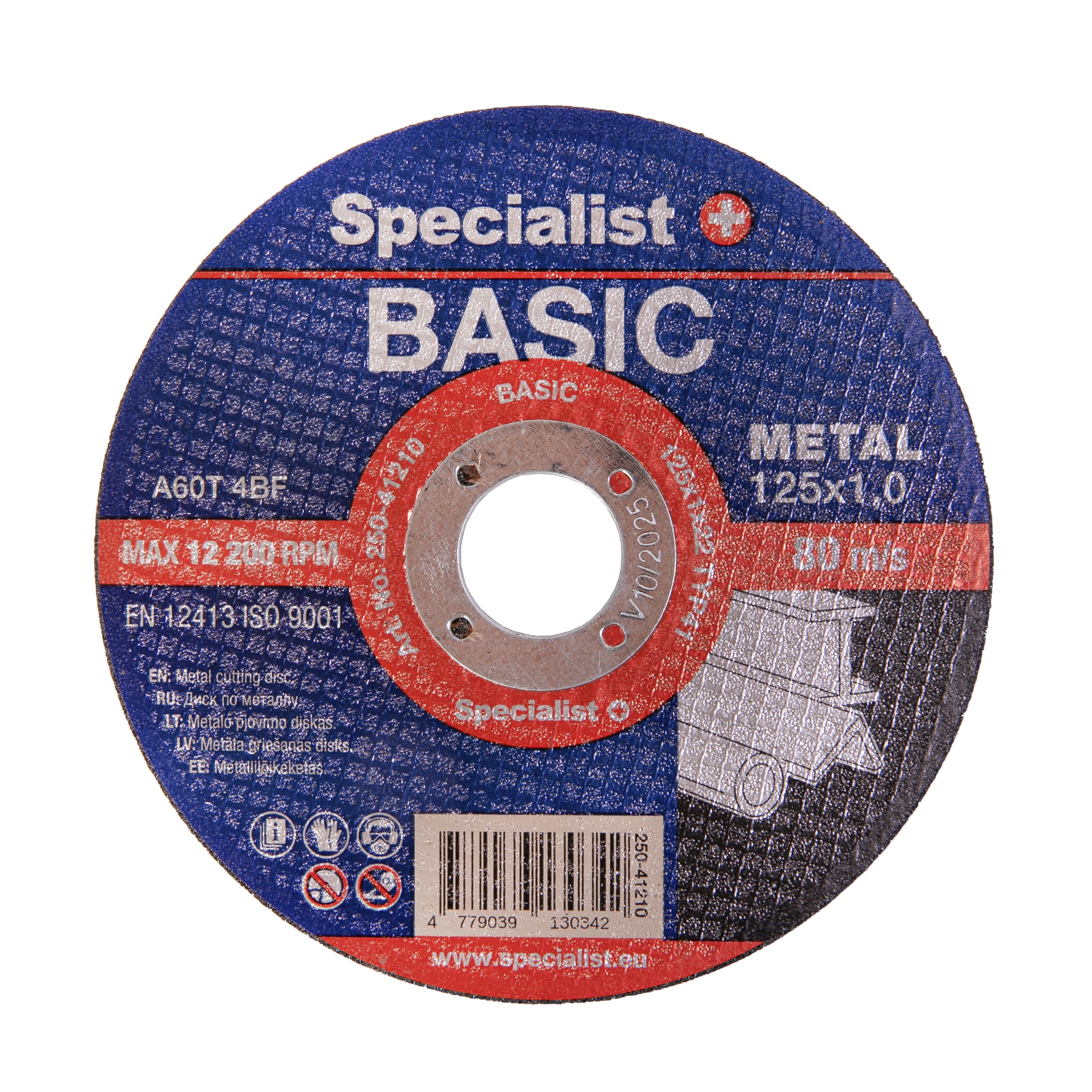 SPECIALIST+ metāla griešanas disks BASIC, 125