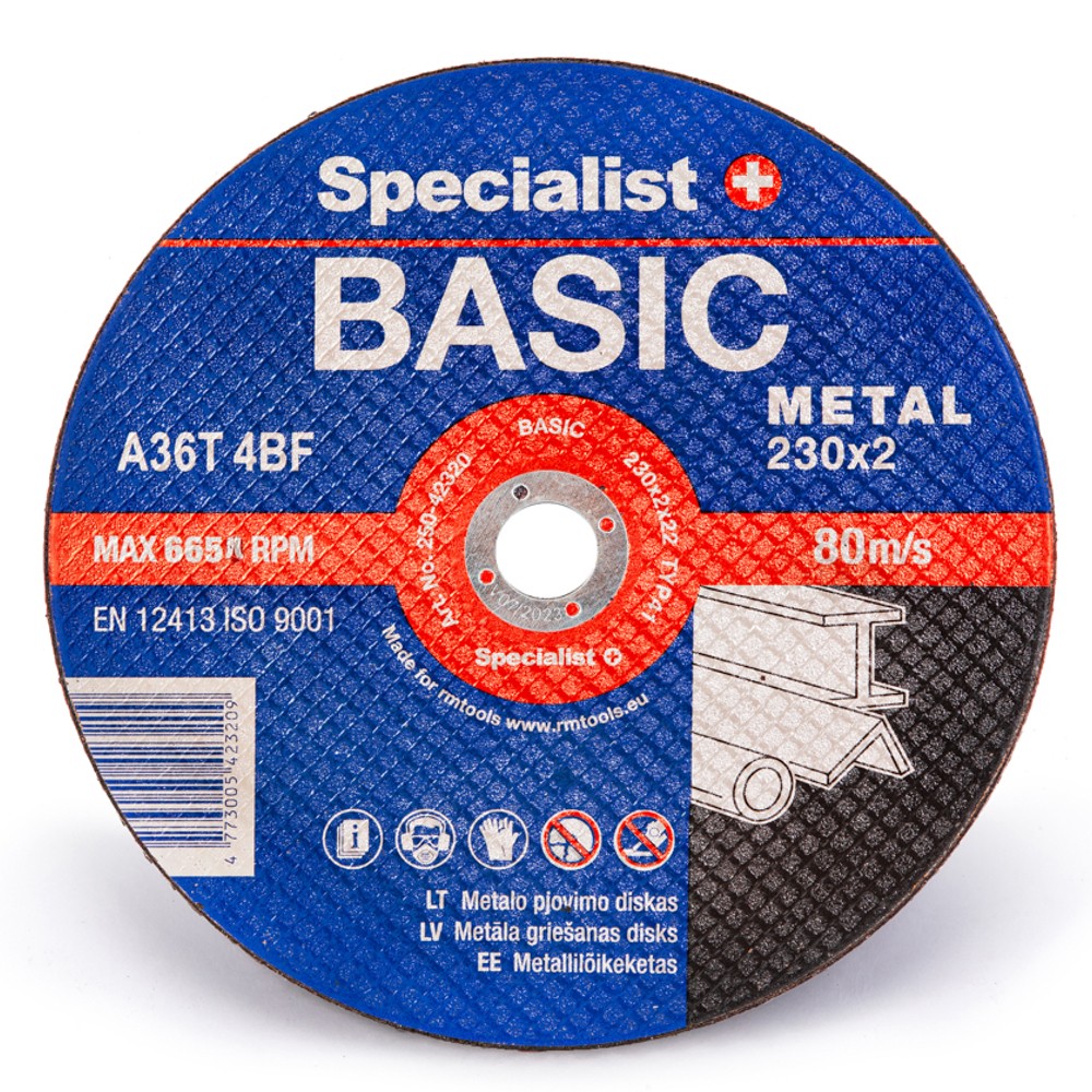 SPECIALIST+ metāla griešanas disks BASIC, 230