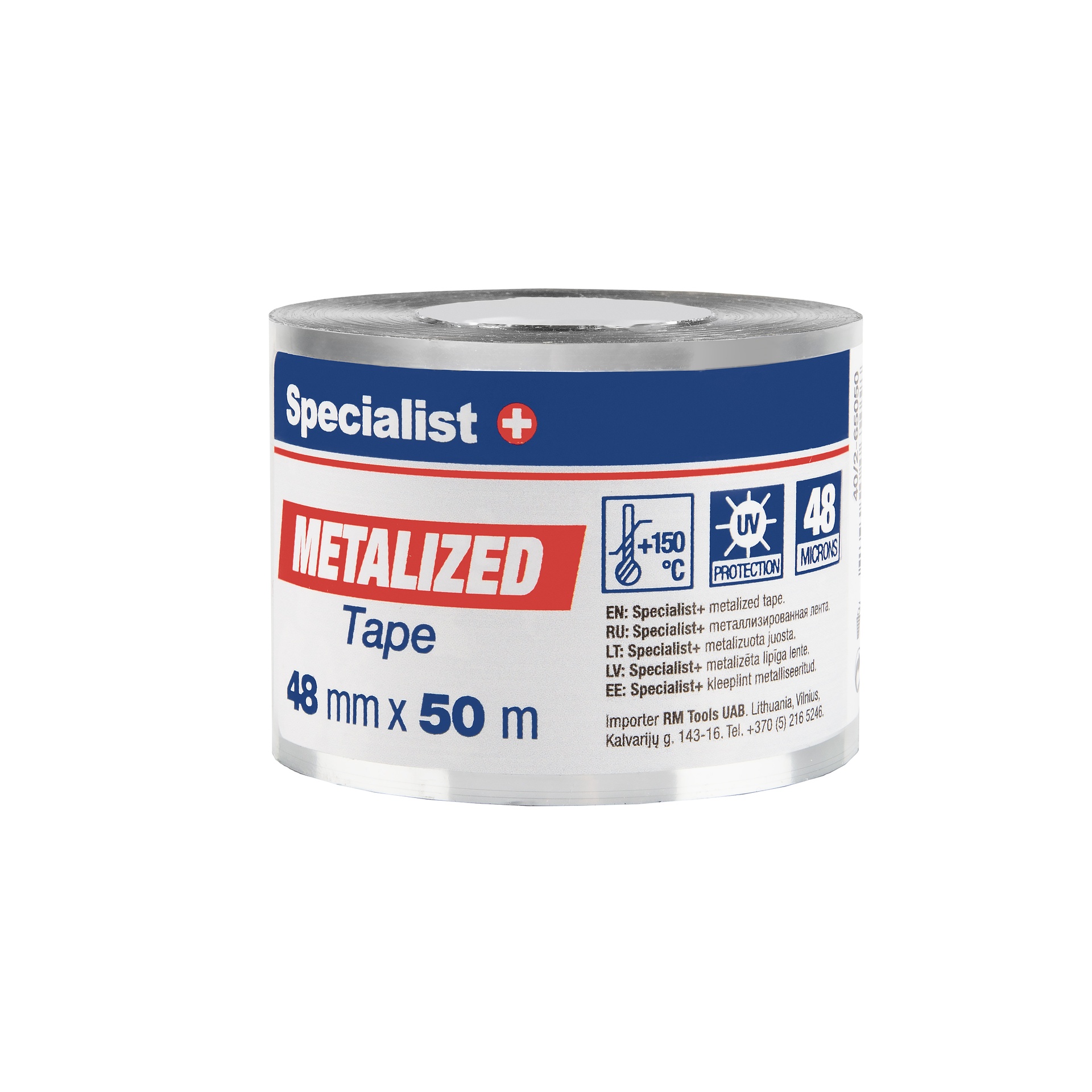 SPECIALIST+ metalizēta lente, 48 mm x