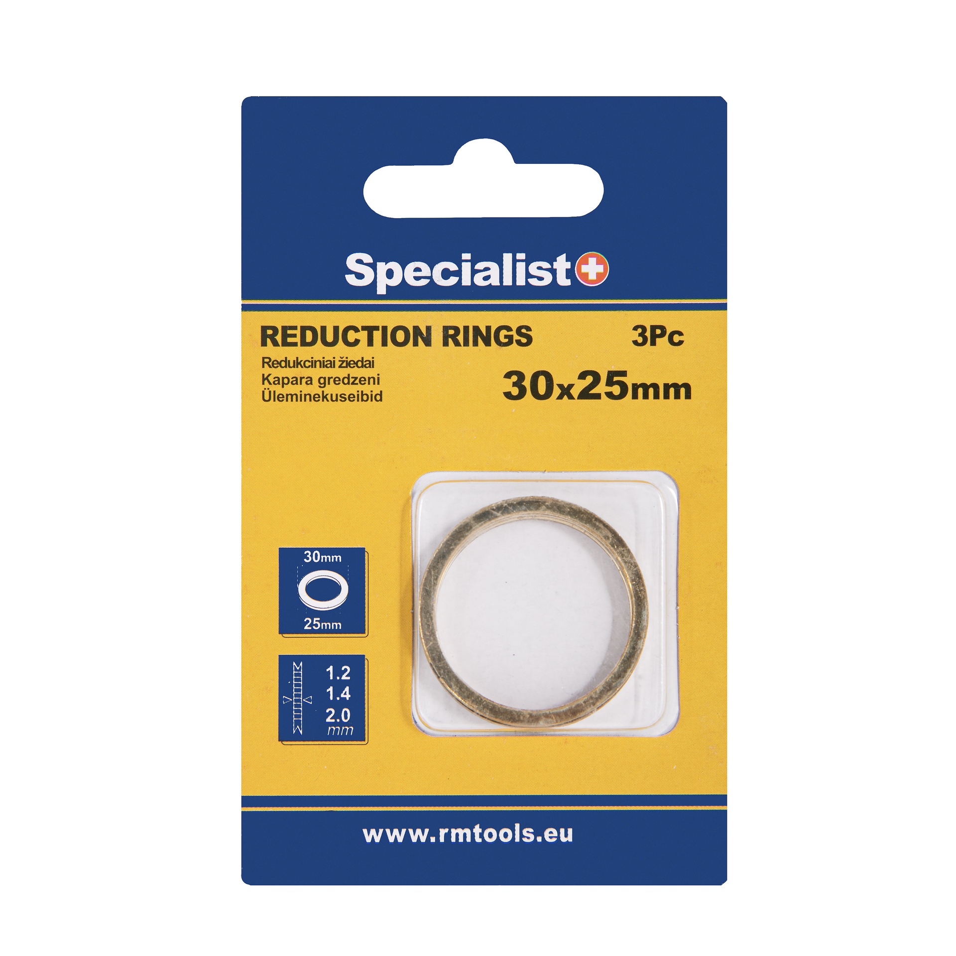 SPECIALIST+ redukcijas gredzens, 30 x 25