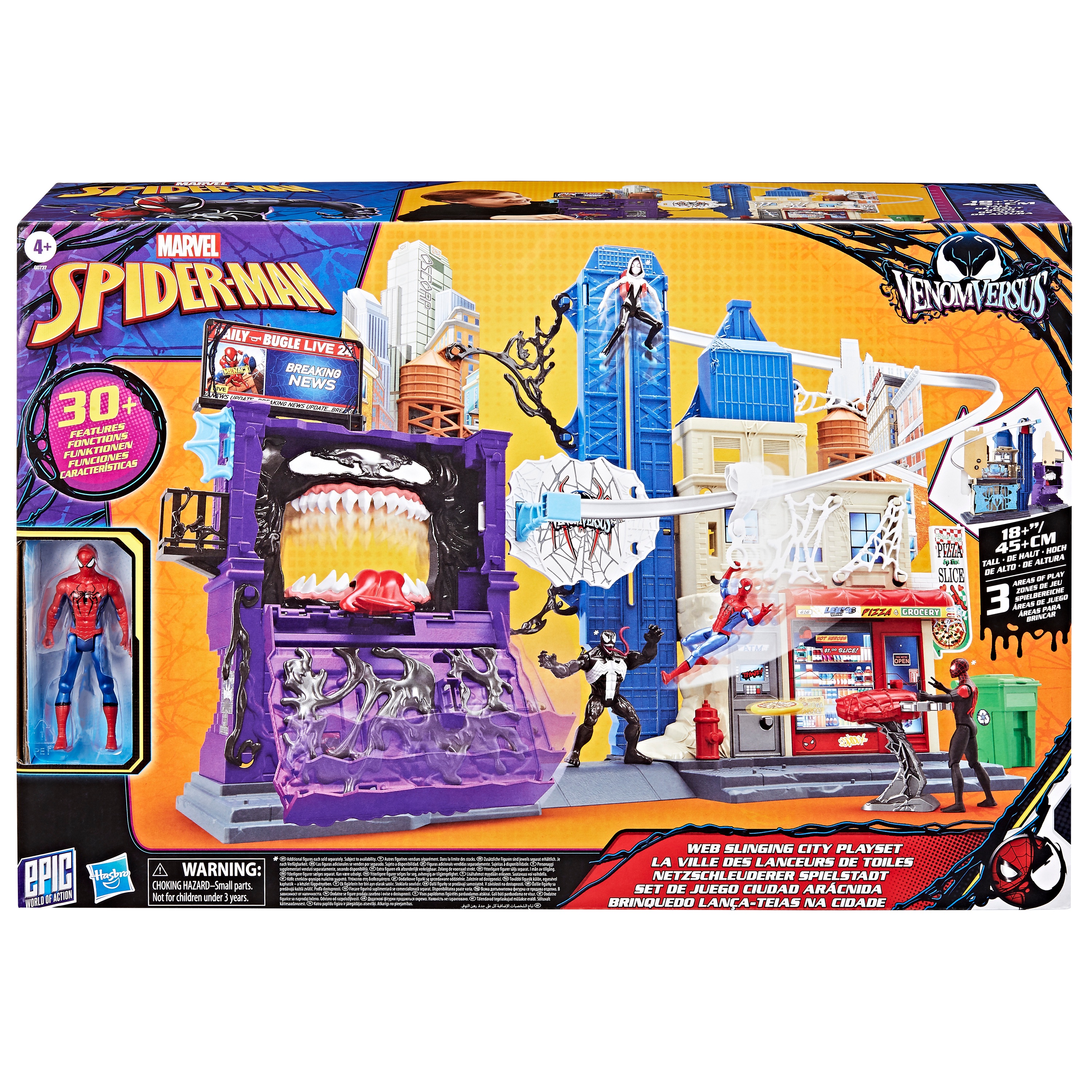 SPIDERMAN SPIDER-MAN playset Venomversus Web City