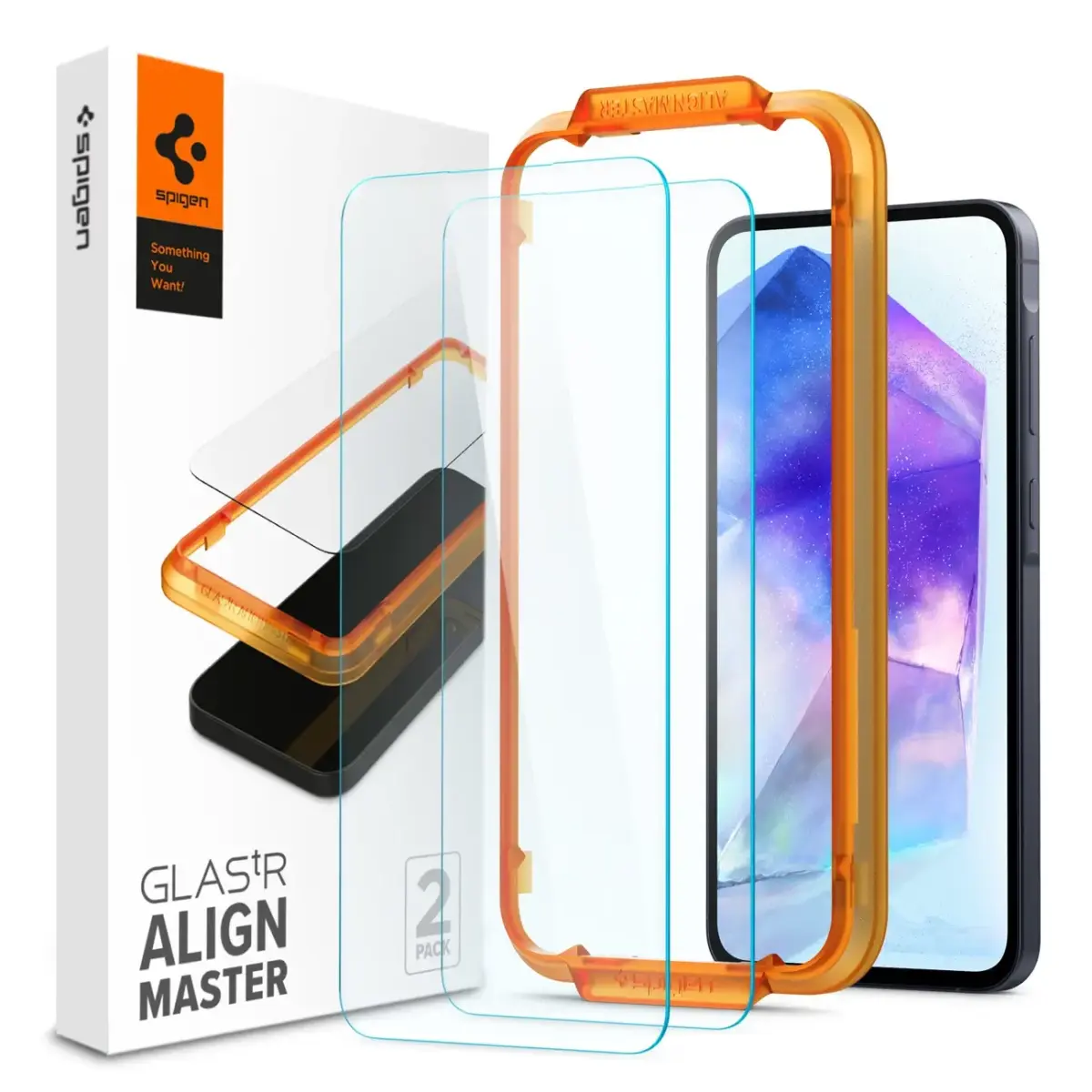 Spigen Glass AlignMaster aizsargstikls telefonam Samsung
