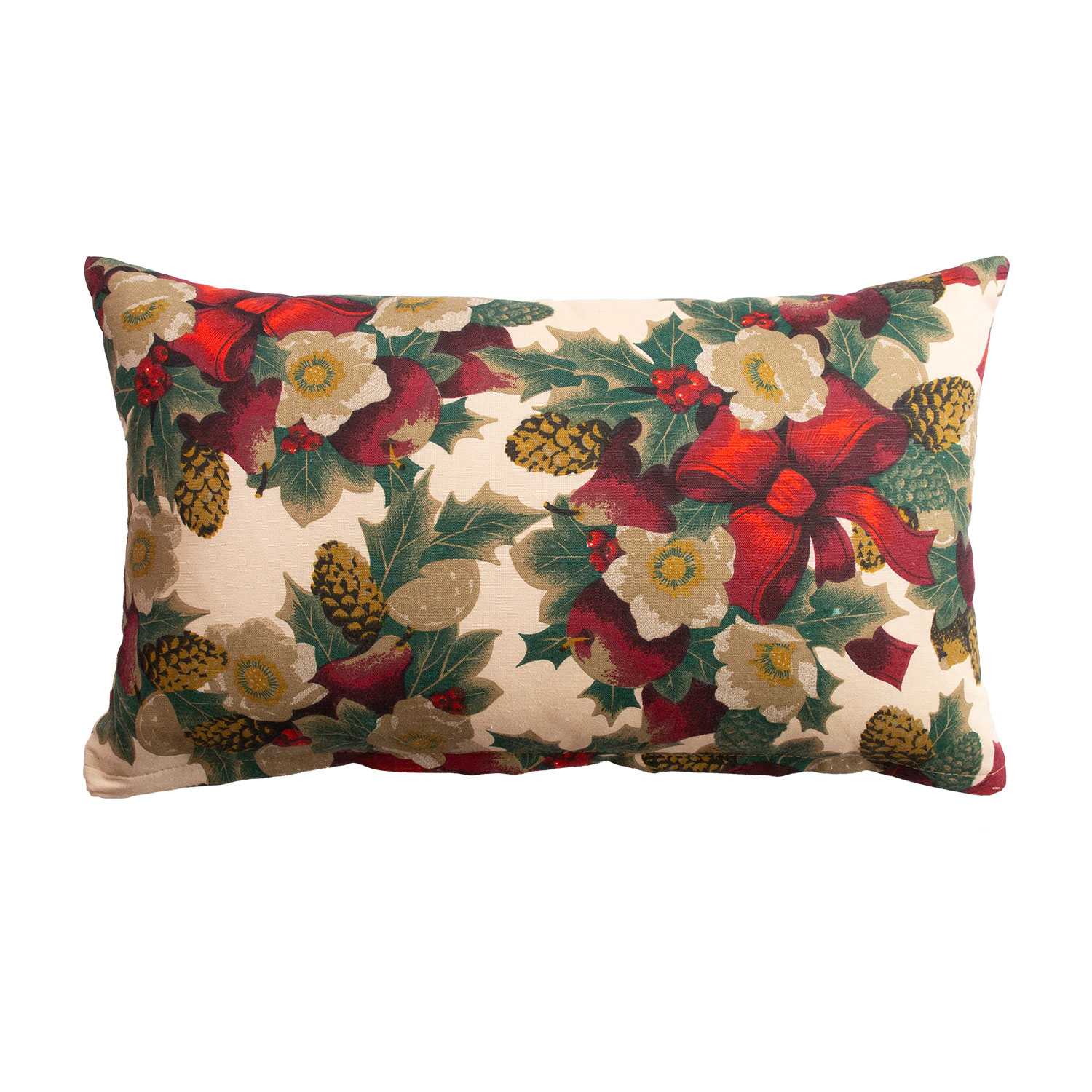 Spilvens WINTER FLOWERS 32x50cm, lentes |