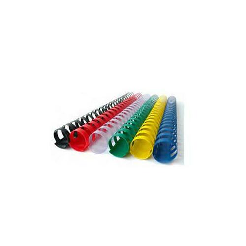 Spirāle dokumentu iesiešanai, plastmasas, 22 mm