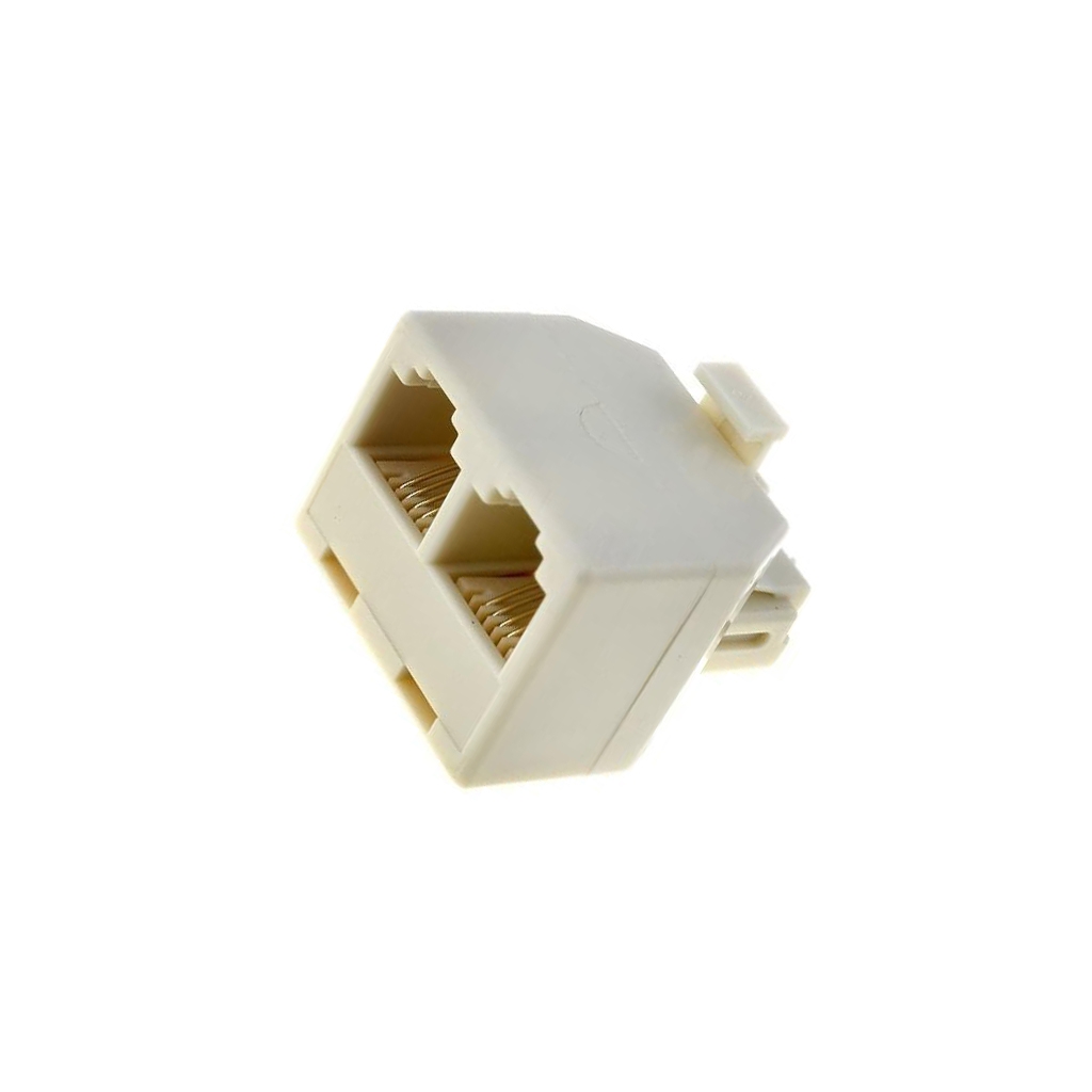 NINIGI Splitter; 6p4c; RJ11 socket x2