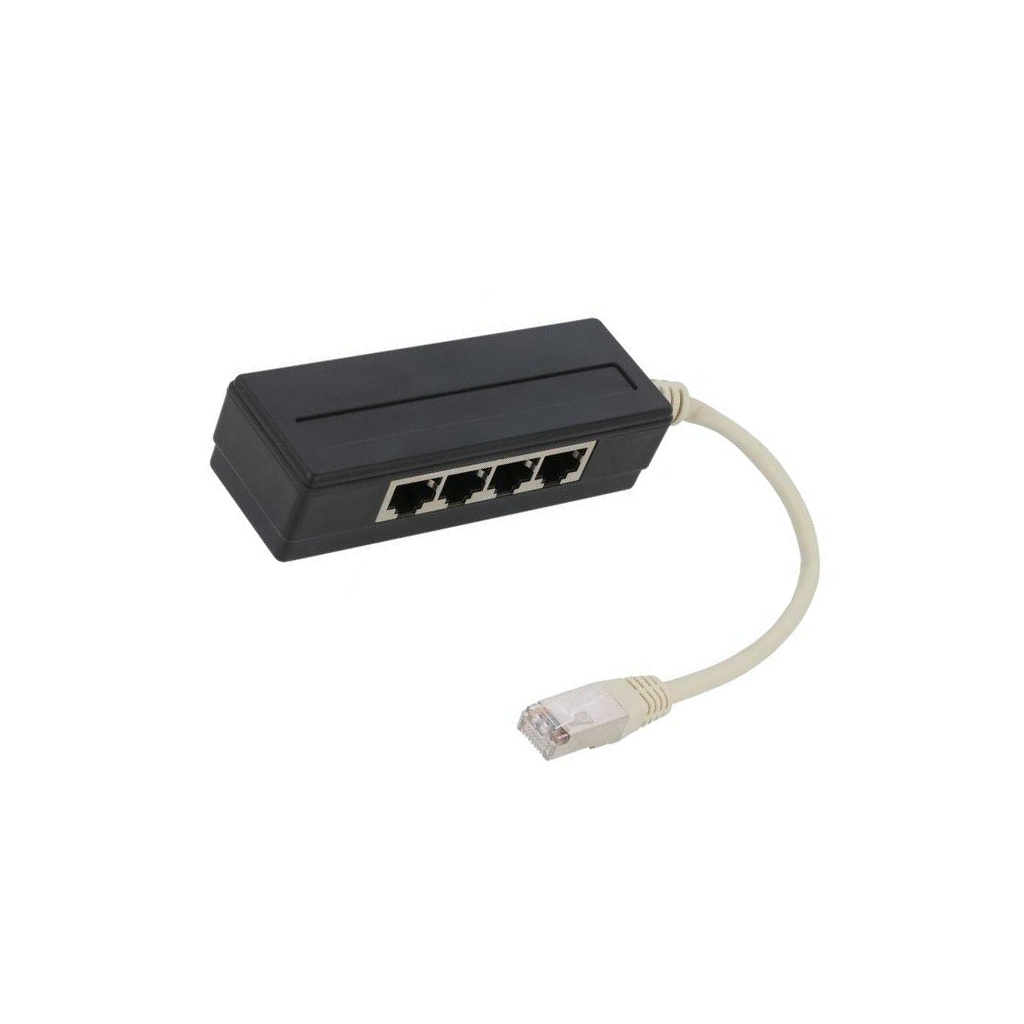 LOGILINK Splitter; RJ45 socket x4,RJ45