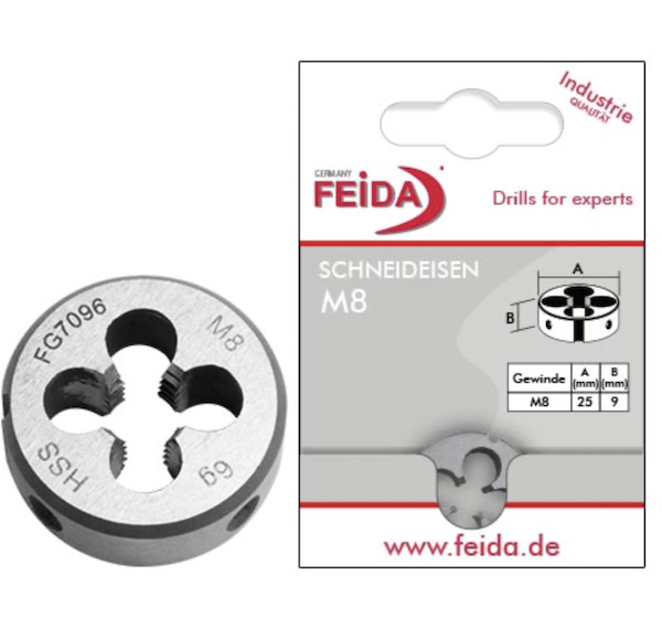 FEIDA Sriegpjovė M5x0,8mm, DIN223 |