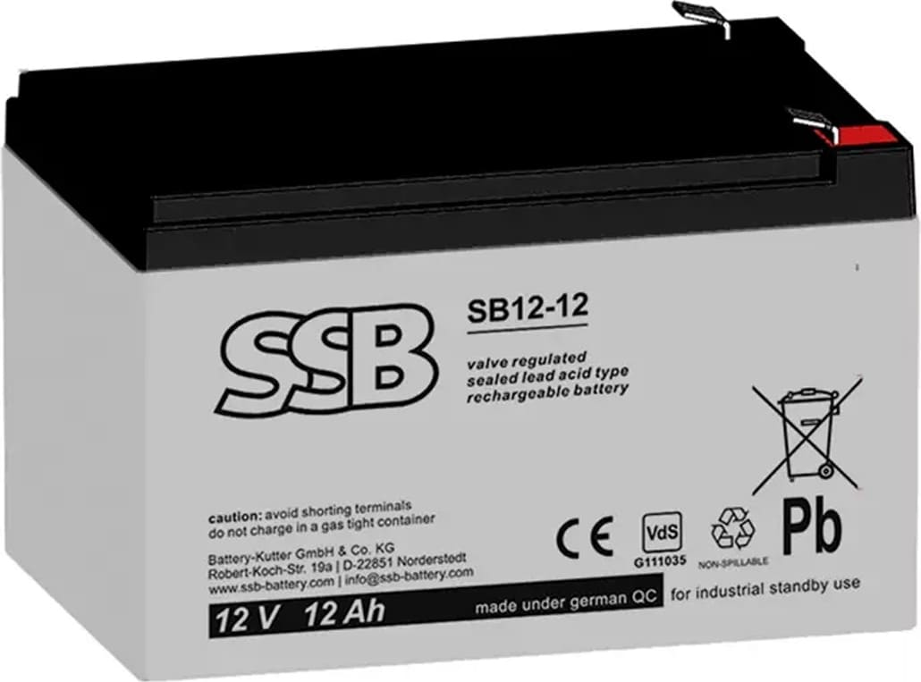 SSB Spezialbatterie für USV 12V 12Ah