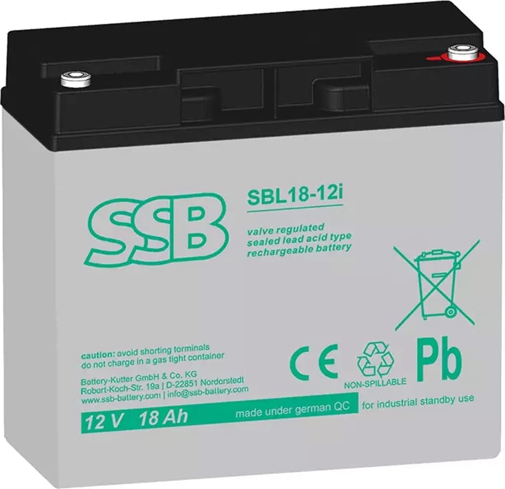 SSB Spezialbatterie für USV 12V 18Ah