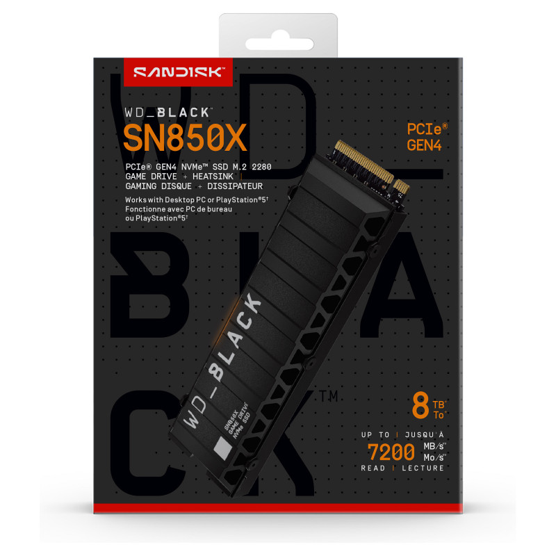 WESTERN DIGITAL SSD disks SanDisk SN850X