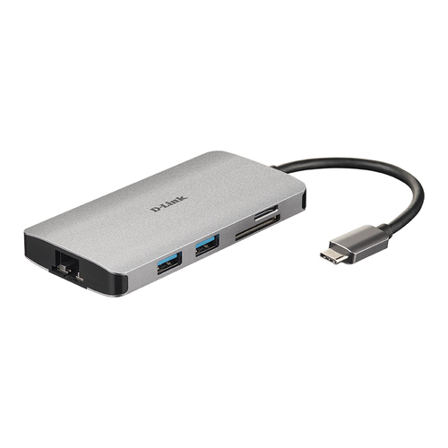 Stacija/replikators D-Link 8in1 USB-C (DUB-M810) |